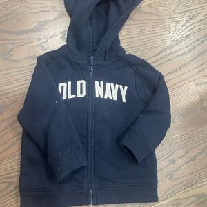 Old Navy Kids Dark Blue Zip-Up Hoodie